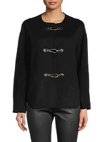 Esme Double-Face Wool Short Coat