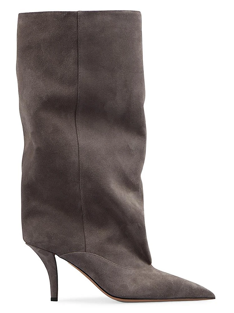 Ines 75MM Suede Mid-Calf Boots
