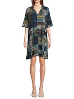 Gaiabe Patterned Shirtdress