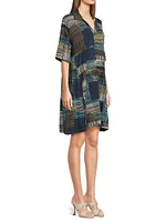 Gaiabe Patterned Shirtdress