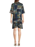 Gaiabe Patterned Shirtdress