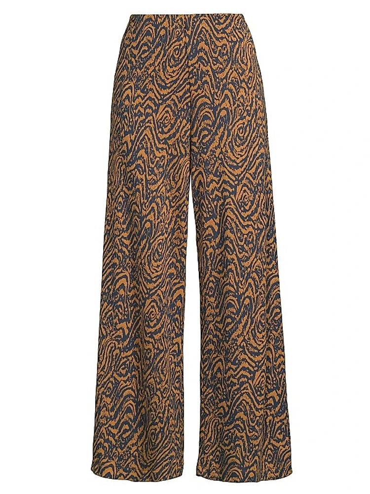 Pirista Wide-Leg Printed Pants