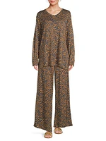 Pirista Wide-Leg Printed Pants