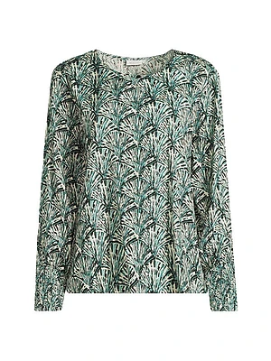 Baila Scallop Palm Blouse