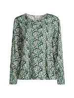 Baila Scallop Palm Blouse