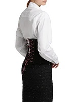 Silk Faille Cummerbund Corset