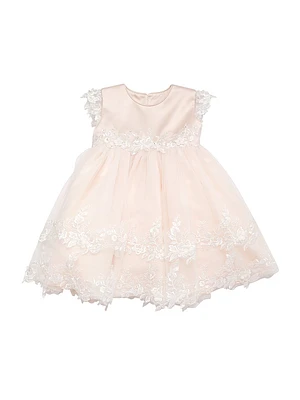 Baby Girl's & Little Satin, Tulle Lace Dress