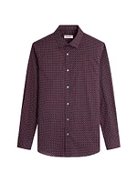 Julian Geometric Button-Front Shirt