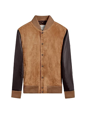 Two-Tone Suede Jacket
