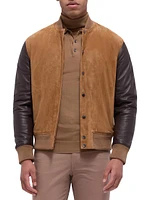 Two-Tone Suede Jacket