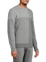 Golden Wool Crewneck Sweater