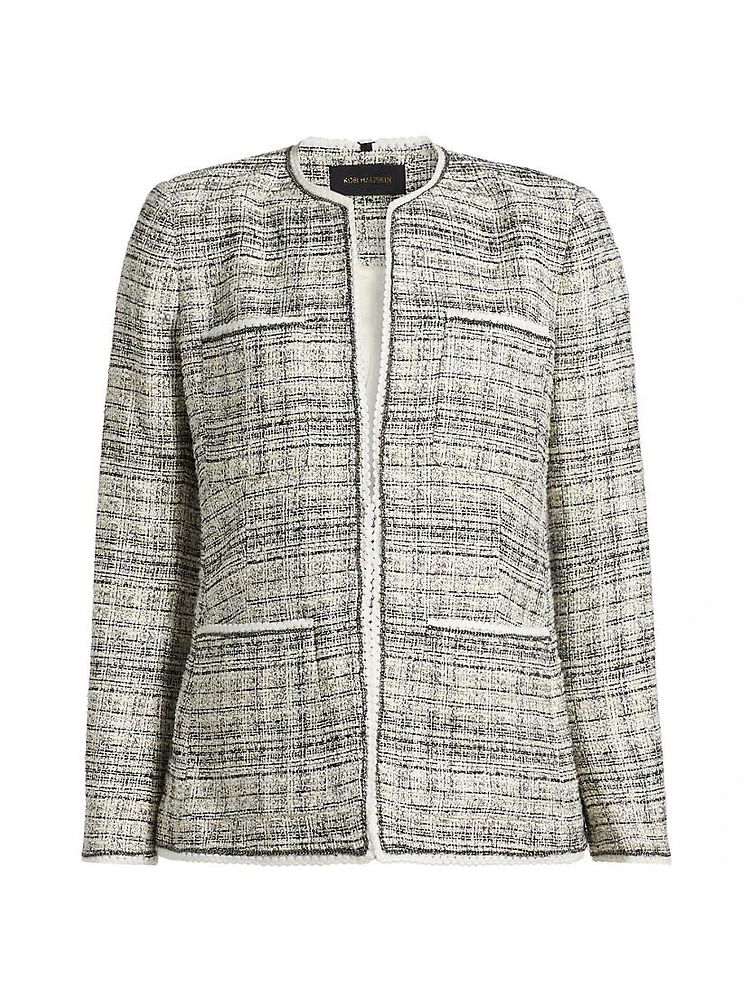 Teigen Metallic Tweed Jacket