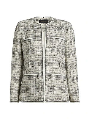 Teigen Metallic Tweed Jacket