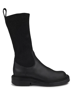 Detroit Leather Sock Boots