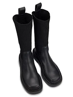 Detroit Leather Sock Boots