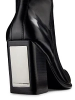 Throttle 95MM Leather Knee-High Boots