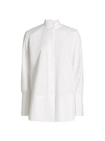 Nerhu Cotton Raw-Edge Shirt