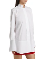 Nerhu Cotton Raw-Edge Shirt