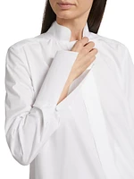 Nerhu Cotton Raw-Edge Shirt