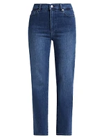 Le Sleek Straight High-Rise Jeans