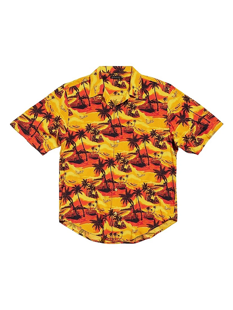 Hawaiian Car Minimal Large Fit Shirt