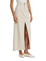 Xavier Denim Maxi Skirt