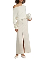 Xavier Denim Maxi Skirt
