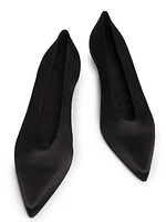 Viola 40MM Satin Wedge Pumps