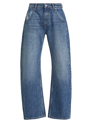 Enzo Mid-Rise Barrel Jeans