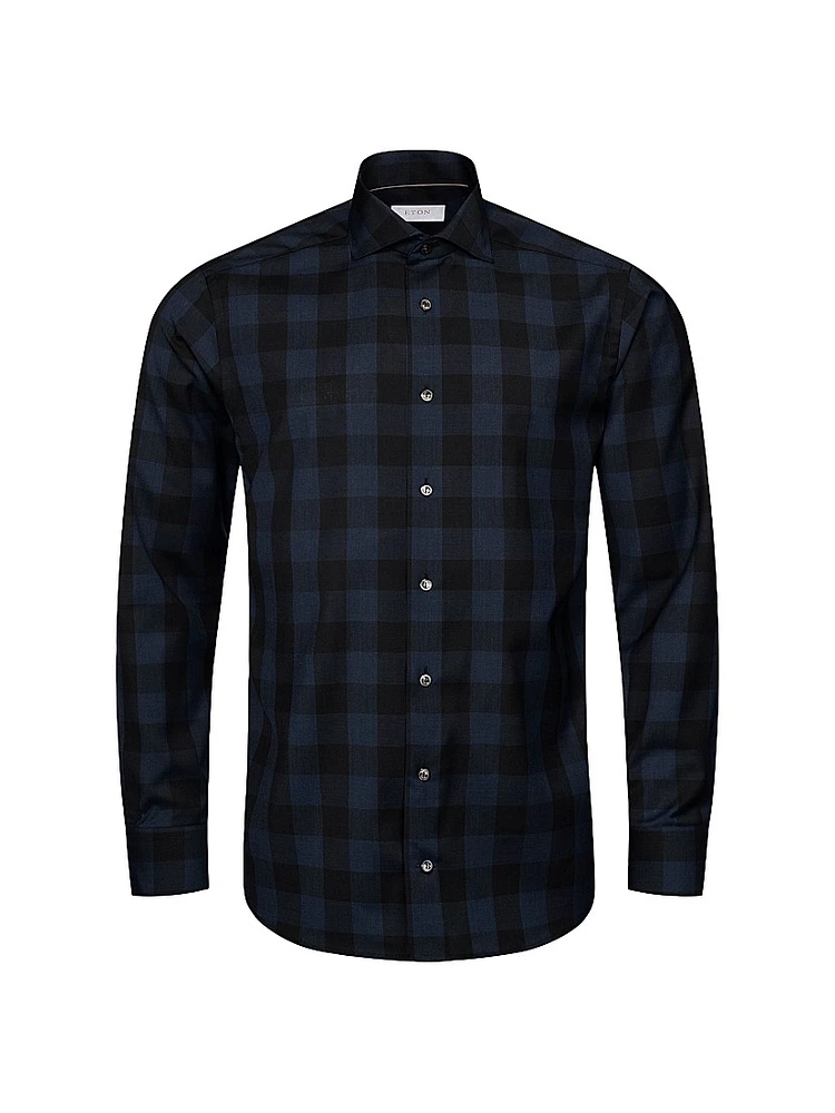 Checked Wool Shirt