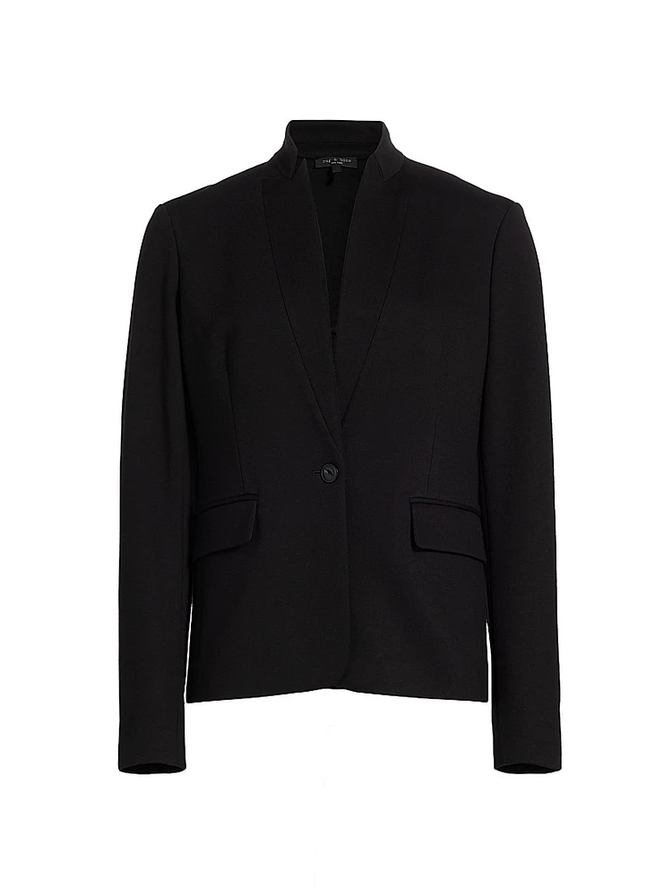Lucy Ponte Twill Blazer