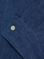 Relaxed Silk Oversized Button-Up Shirt