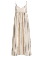 Cove Linen-Blend Maxi Dress