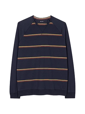 Striped Cotton Pajama Top