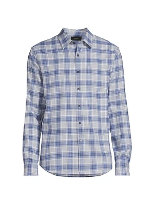Vineyard Checked Cotton Shirt