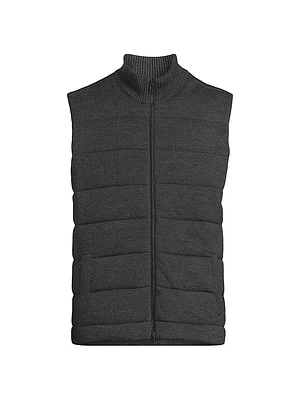 Merino Knit Full-Zip Vest