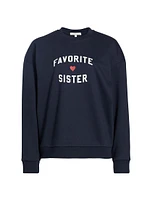 Favorite Sister Heart Logo Sweatshirt