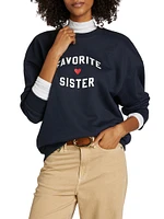Favorite Sister Heart Logo Sweatshirt