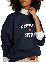 Favorite Sister Heart Logo Sweatshirt