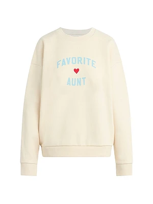 Favorite Aunt Heart Logo Sweatshirt