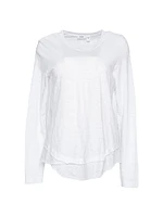 Long Sleeve Mock Layer Tee