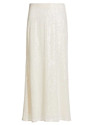 Cardales Percy Sequin Midi-Skirt