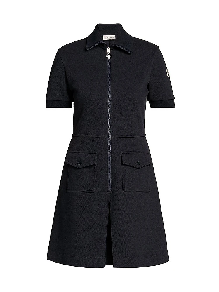 Cotton-Blend Minidress