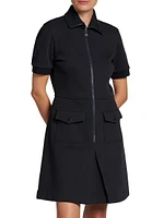 Cotton-Blend Minidress