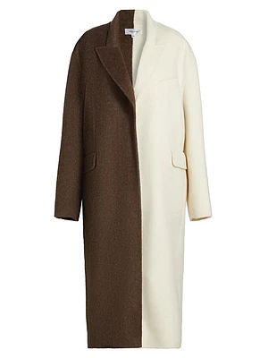 Wendalin Bi-Colored Tailored Coat