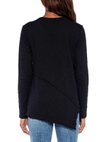 Crew Long Sleeve Easy Crossover Hem