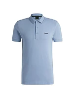 Cotton-Piqué Slim-Fit Polo Shirt with Tonal Logo