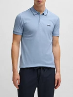 Cotton-Piqué Slim-Fit Polo Shirt with Tonal Logo