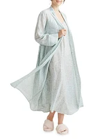 Cheri Blossom Silk-Blend Robe