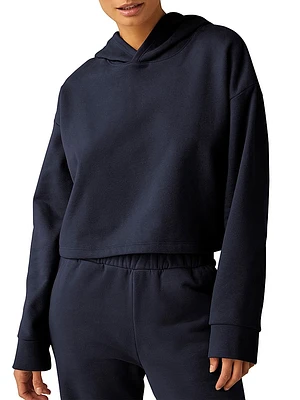Happiness Cropped Hoodie